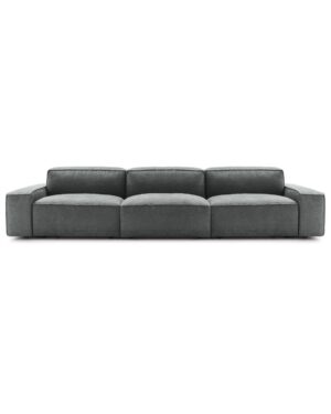 Pilkos spalvos trivietė modulinė sofa Cairoli