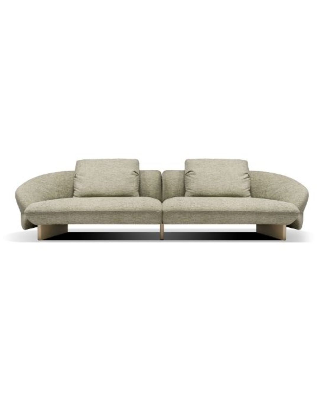 Moderni sofa Fleur baltame fone
