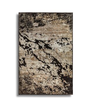 Margas kilimas baltame fone