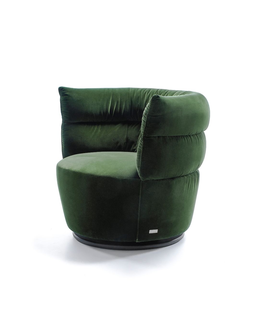 Žalias veliūrinis art deco stiliaus fotelis