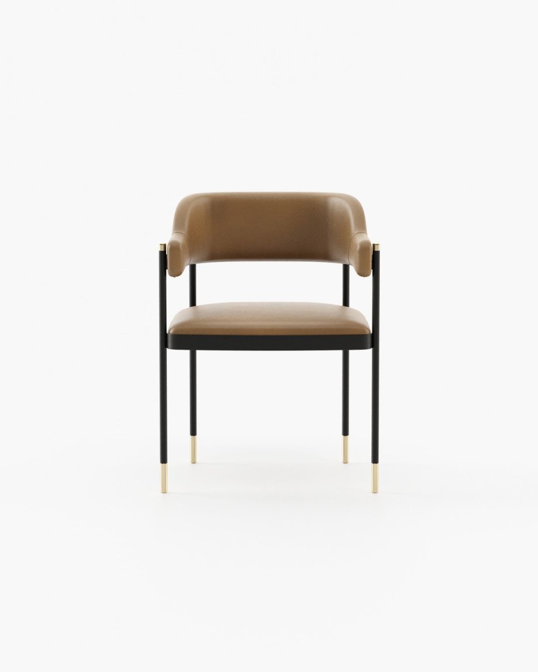 Valgomojo kėdė medinėmis kojelėmis ir porankiais