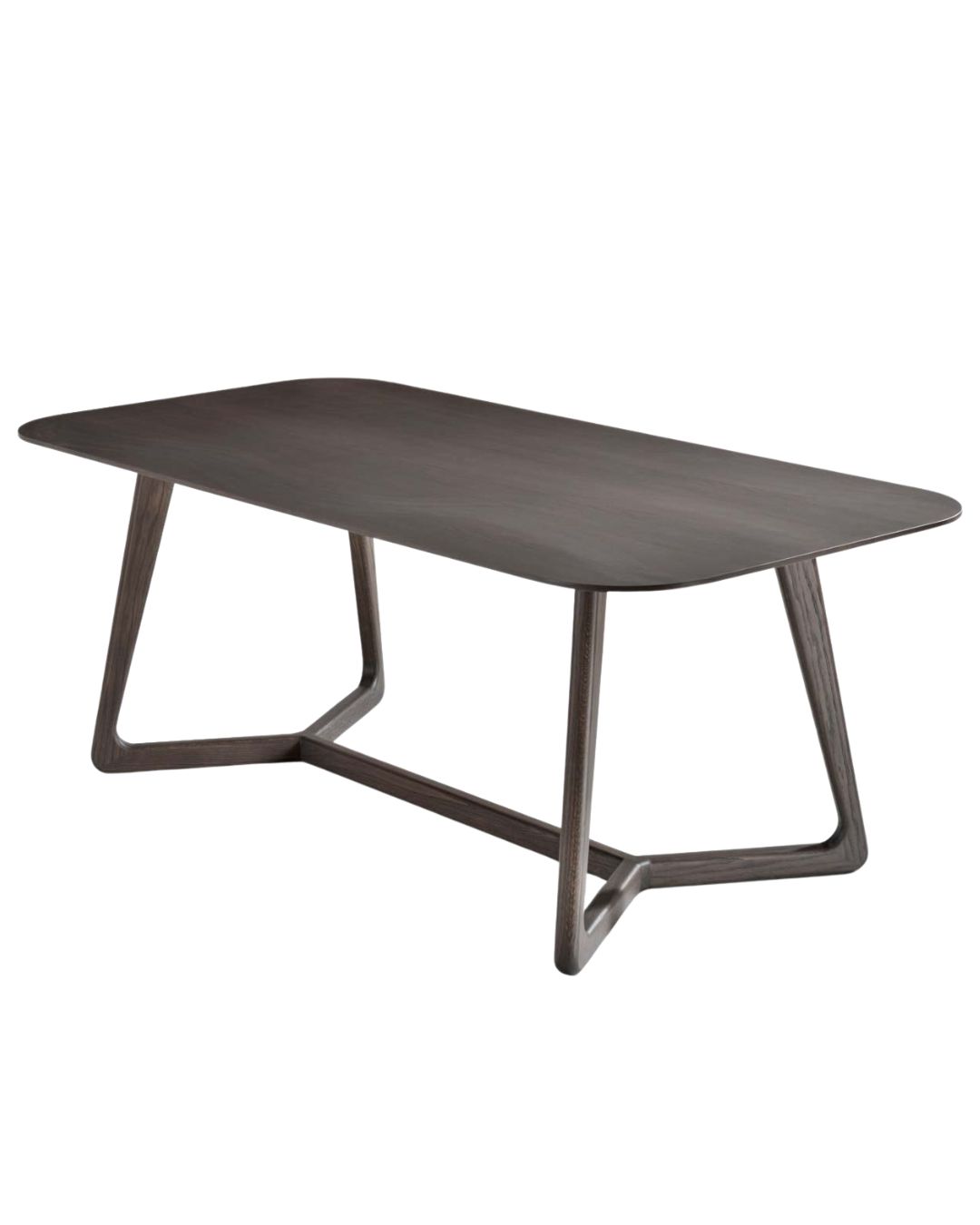 Stačiakampio formos valgomojo stalas su mediniu stalviršiu