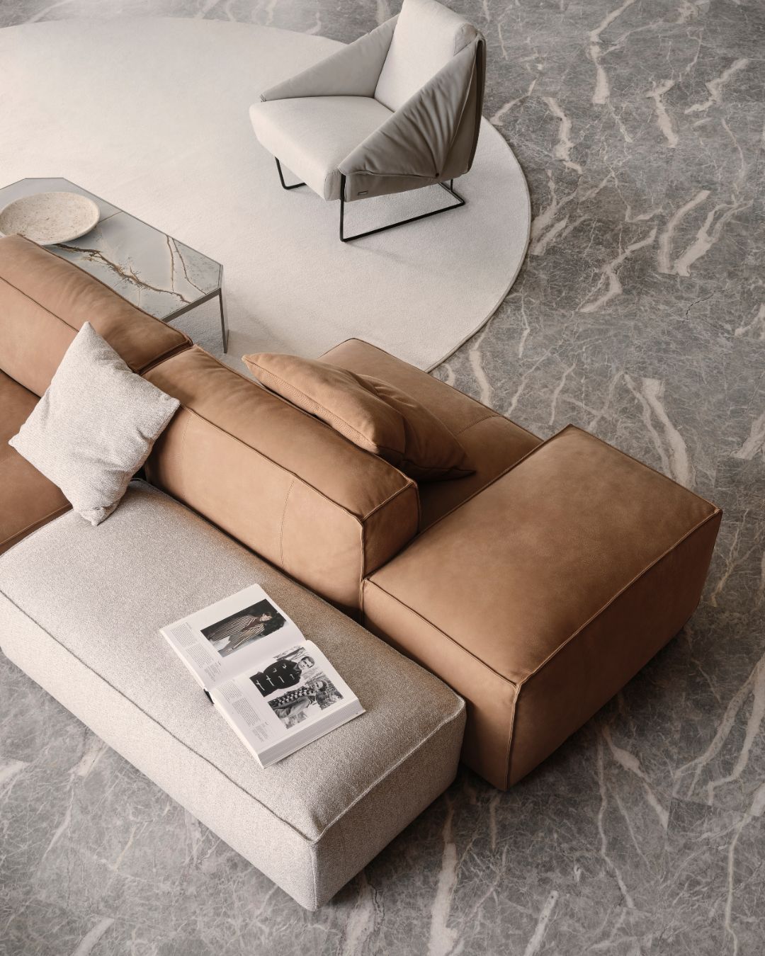 Modulinė sofa Cairoli - nuotrauka interjere
