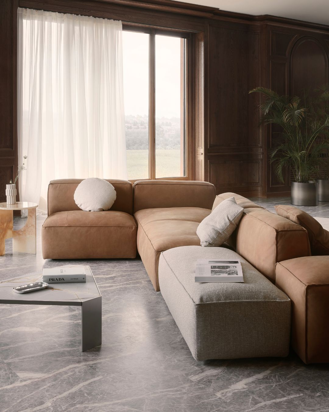 Modulinė sofa Cairoli - nuotrauka interjere