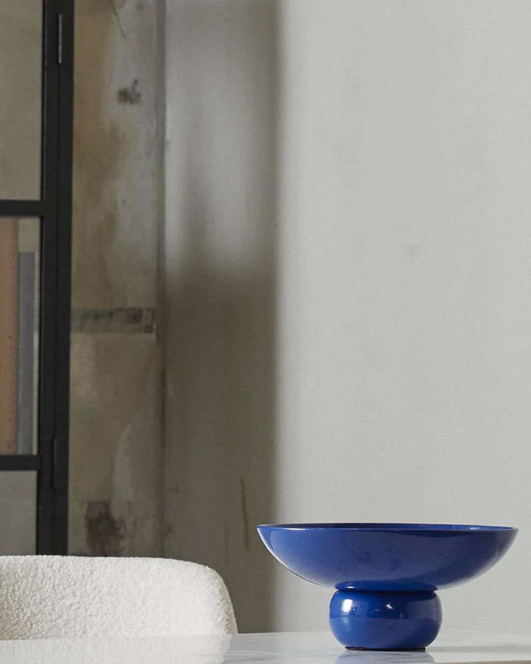 Keramikinis mėlynas dubuo