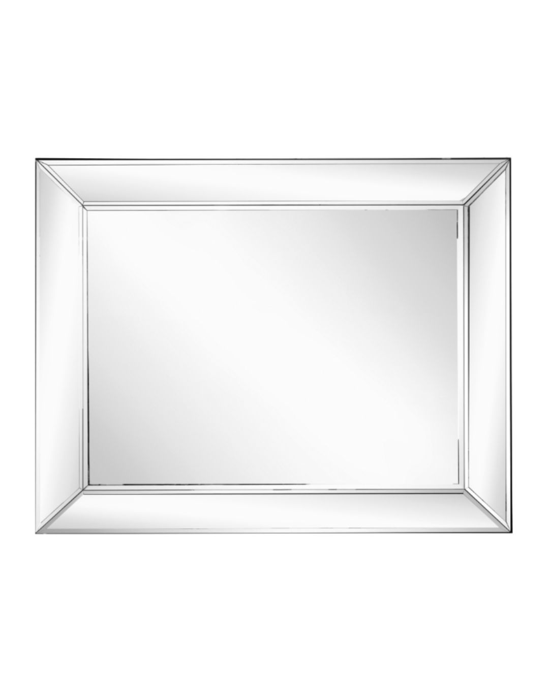 Klasikinio dizaino stačiakampis veidrodis