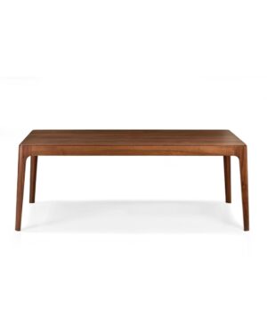 Stačiakampio formos medinis valgomojo stalas