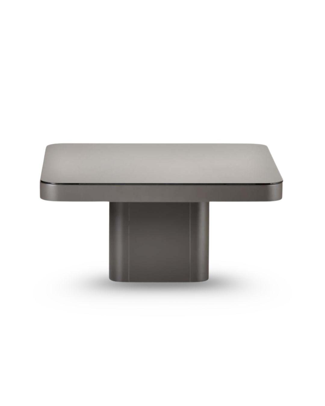 Pilkos spalvos kvadratiniai JAPAN kavos staliukai