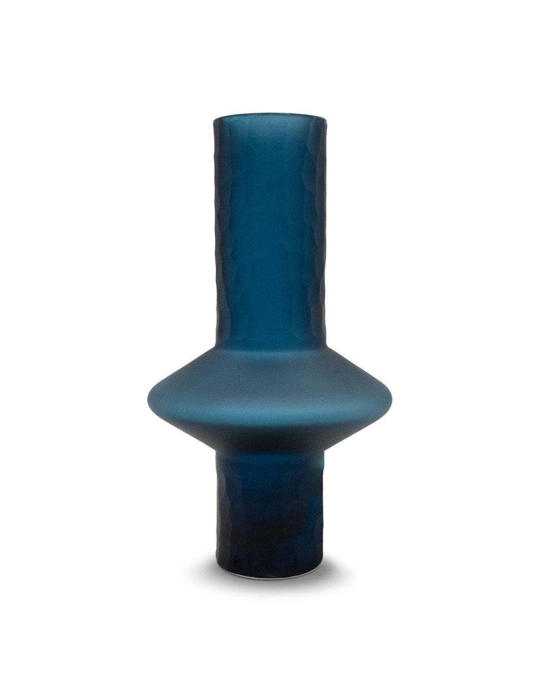 Mėlino stiklo vazelių rinkinys