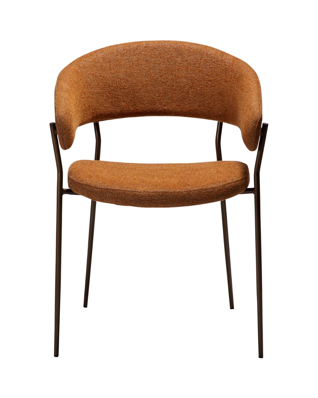 Valgomojo kėdė su porankiais ir plonomis kojelėmis