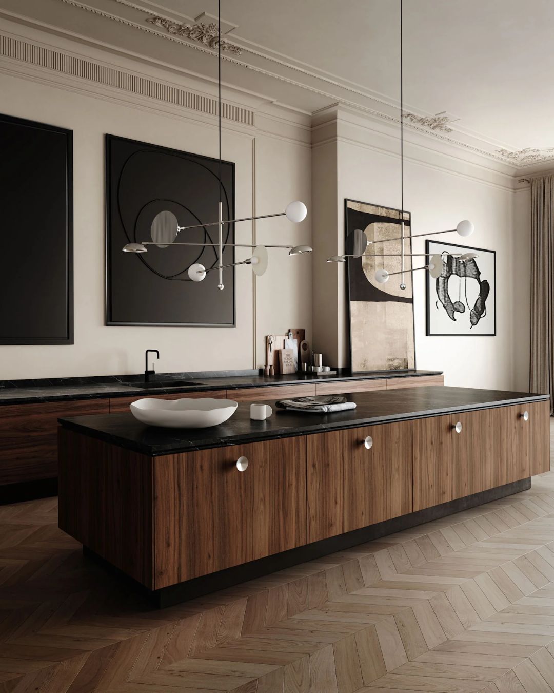 Art deco stiliaus pakabinamas šviestuvas