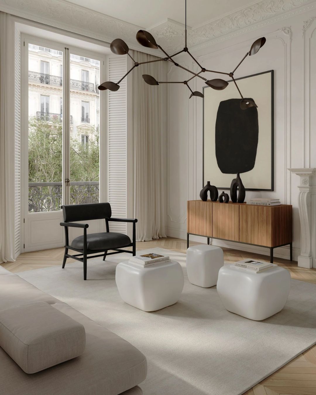 Modernaus dizaino pakabinamas šviestuvas