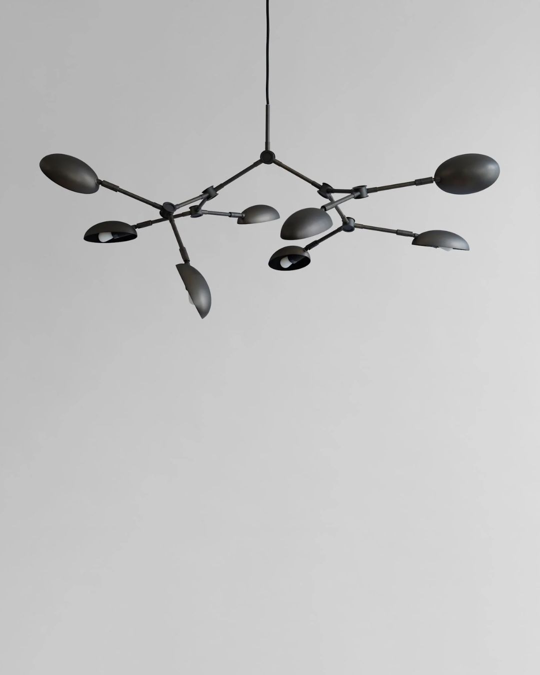 Bronzinės spalvos pakabinamas šviestuvas Drop Chandelier Mini