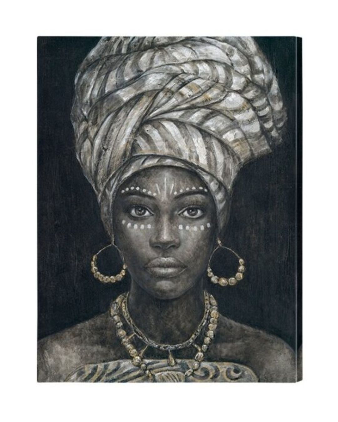 Moters paveikslas ant drobės