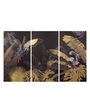 Triptikas su papūgomis