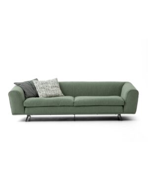 Žalios spalvos dvivietė sofa New Castle iš Saloni