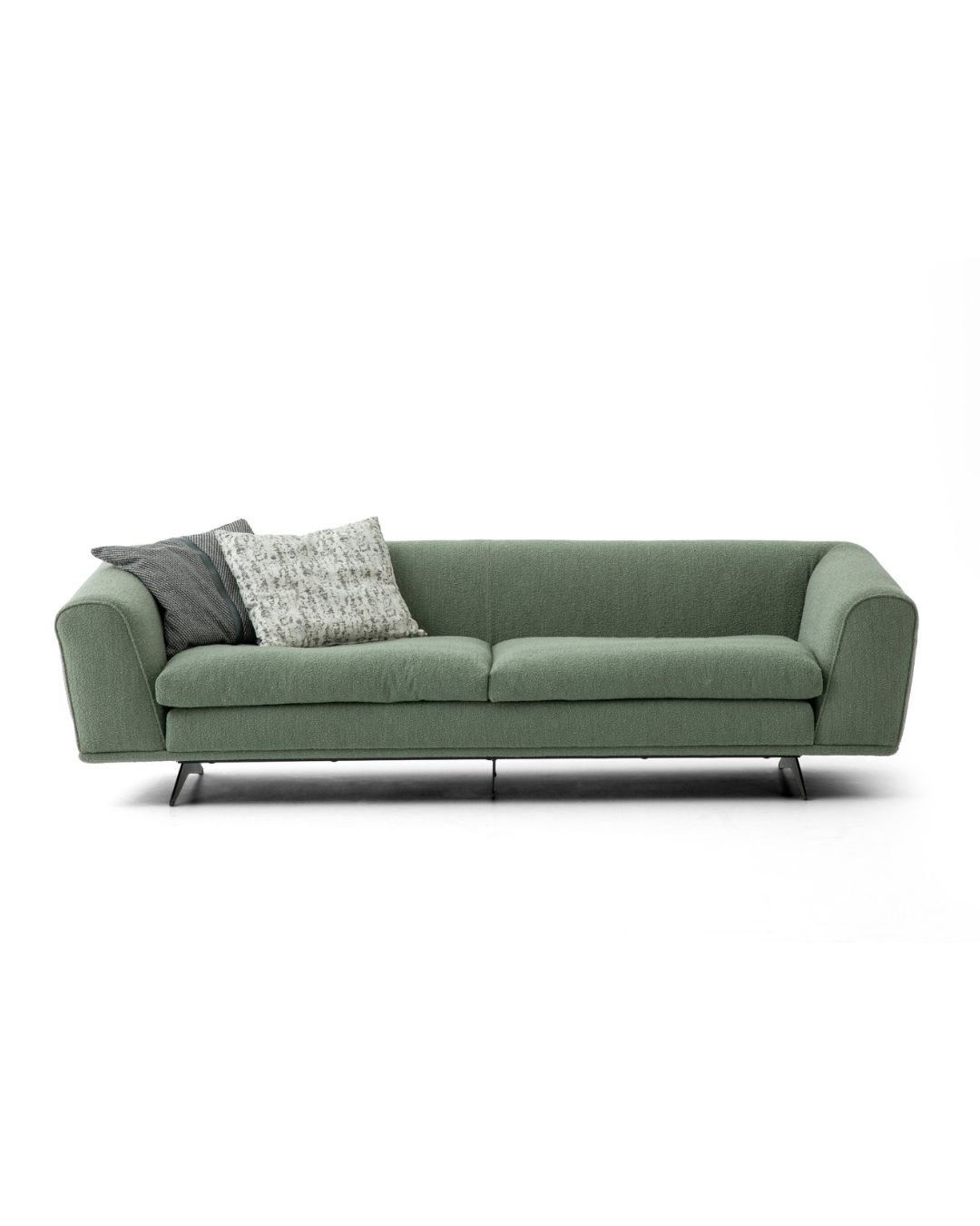 Žalios spalvos dvivietė sofa New Castle iš Saloni