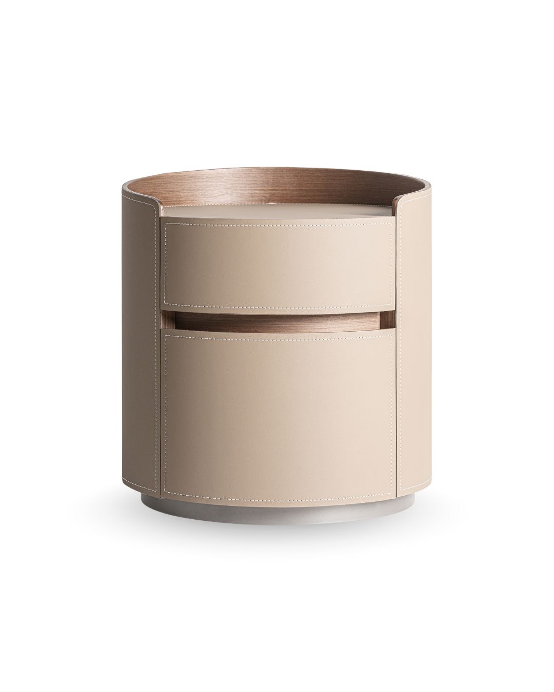 Rusvos spalvos odinės spintelės Kandern iš Vical Home