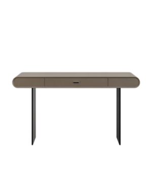 Modernaus dizaino darbo stalas su stiklinėmis kojomis