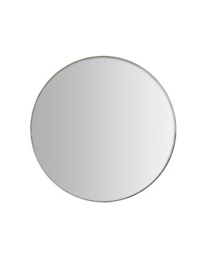 Apvalus veidrodis su aukso spalvos metaliniu rėmeliu iš Vical Home