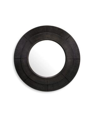 Apvalus veidrodis iš Eichholtz su masyviu bronzos spalvos rėmu