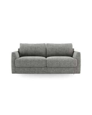 Pilkos spalvos dvivietė Beaumont sofa-lova iš Domkapa