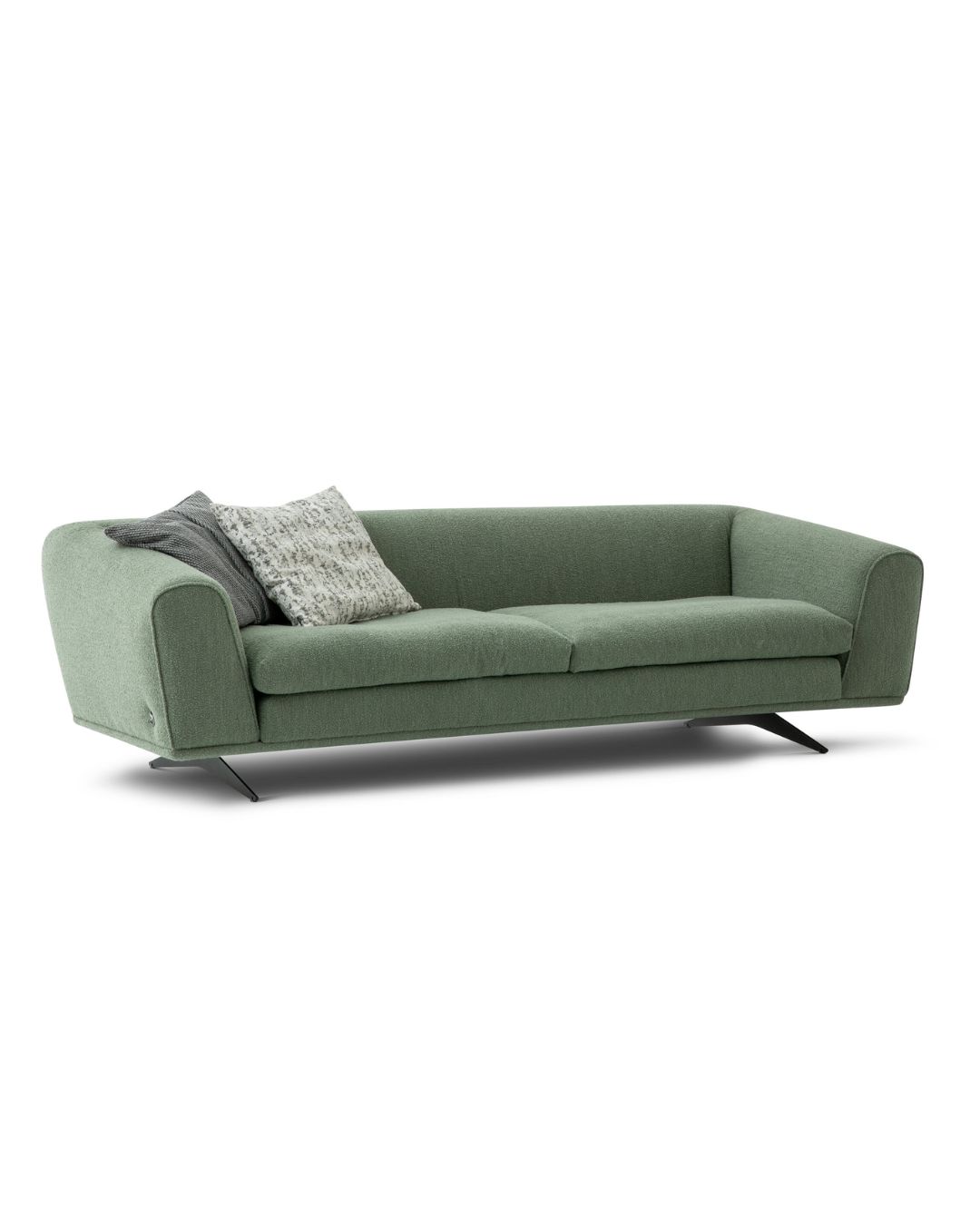 Žalios spalvos dvivietė sofa New Castle iš Saloni