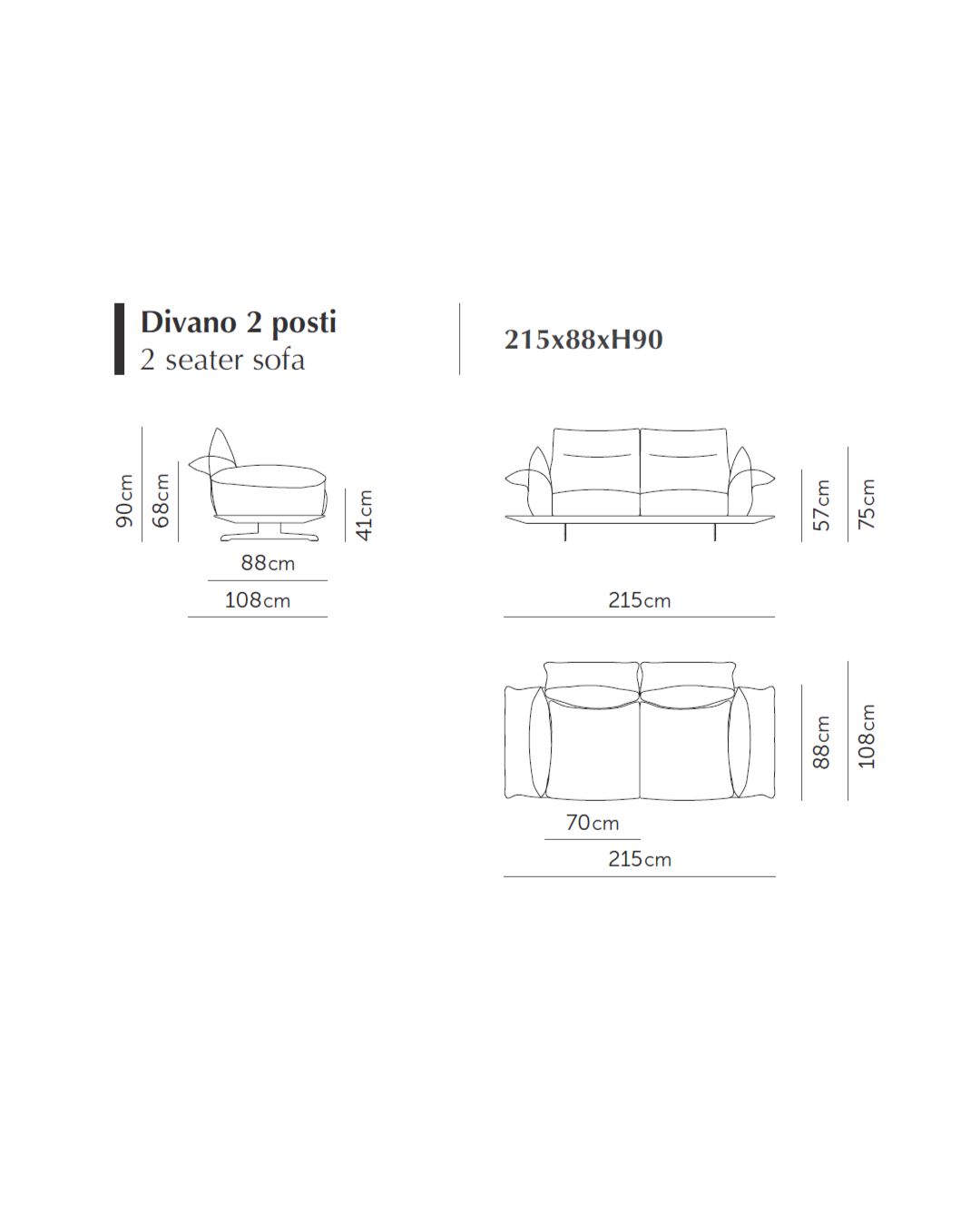 Contemporaneo 20 plus sofa iš Albani Divani