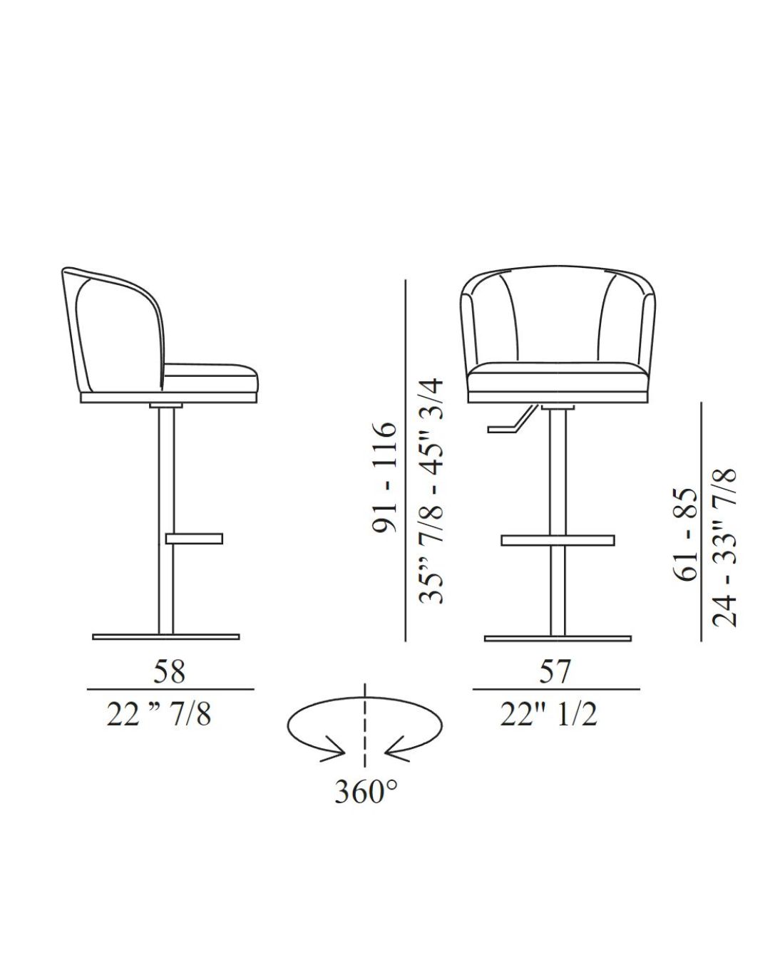 Ginger Stool - Eforma