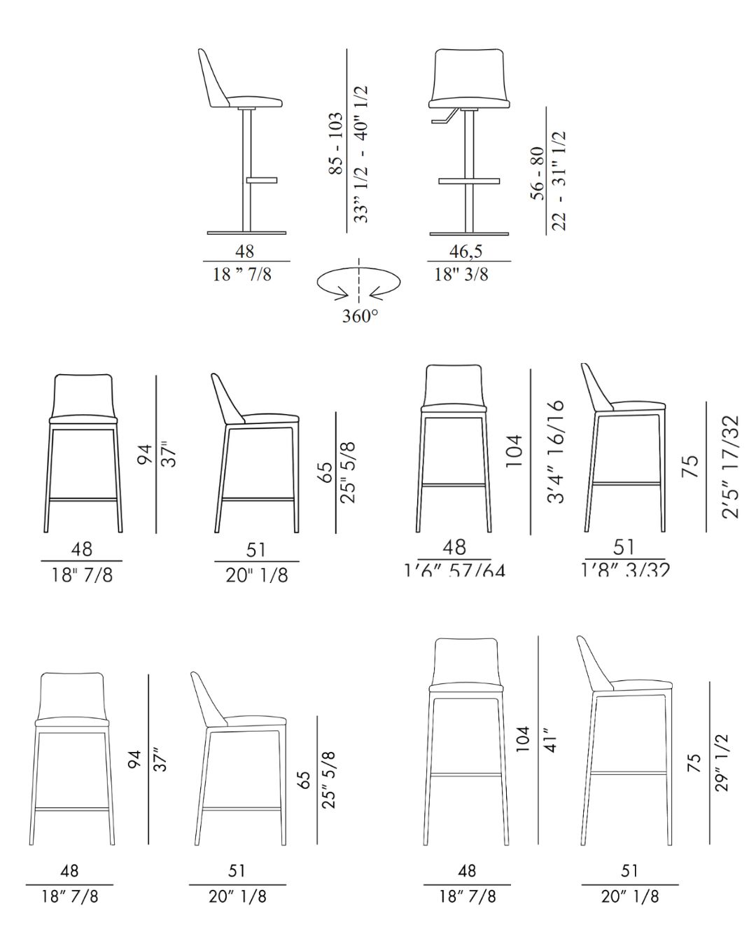 Max Stool Diamond - Eforma